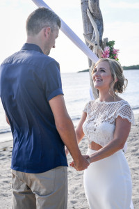 Bride and groom finally eloped in Yatule Beach wedding
