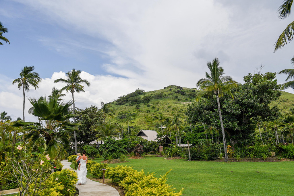 Stunning landscape at Vomo Island Resort Fiji