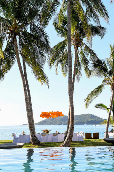 Wedding set up at Tropica Fiji | Fiji Wedding Photographer