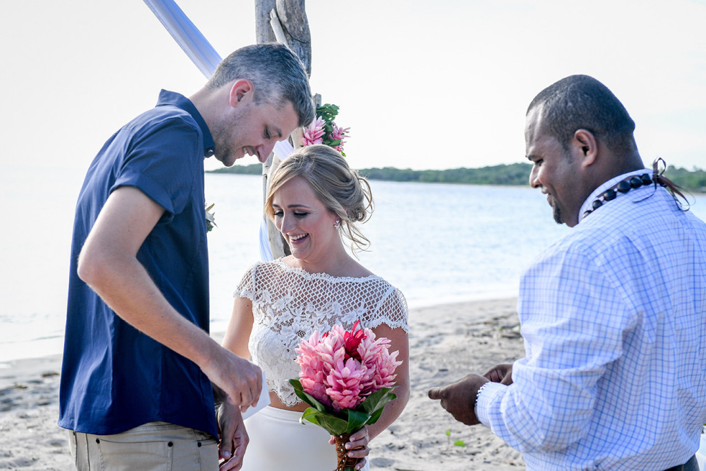 Finally Eloped! Yatule Fiji beach wedding
