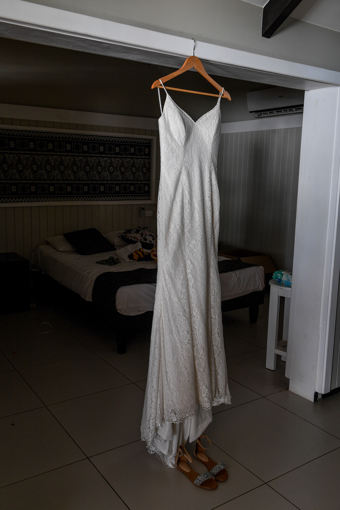 Stunning white bareback wedding dress by Made with Love bridal