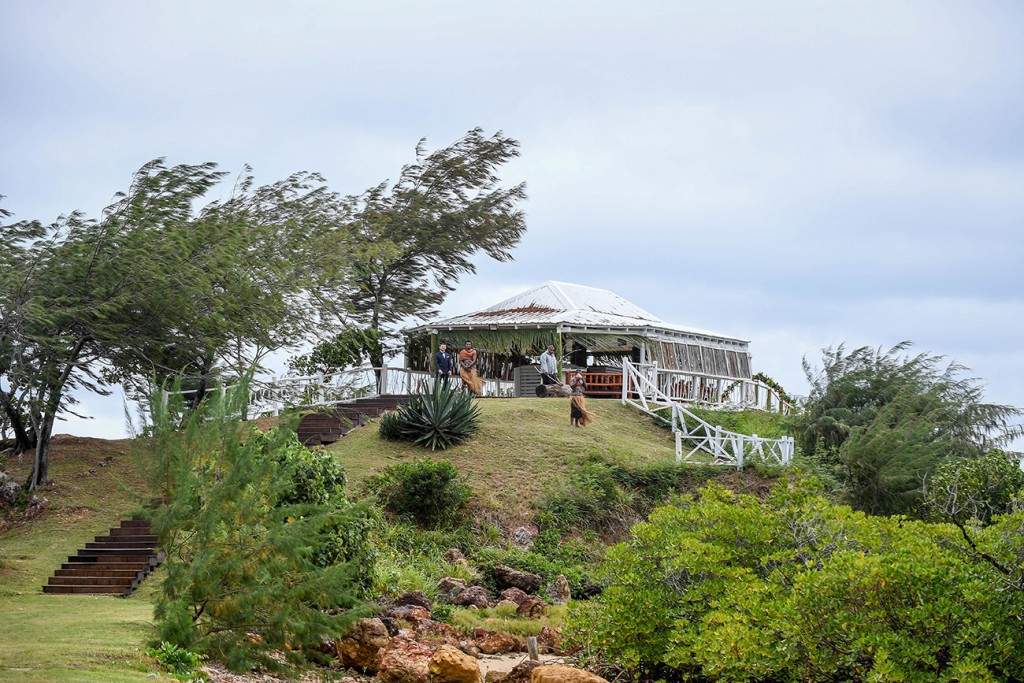 The wedding venue located uphill at the Tropica Island Resort